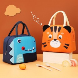 Cute Lunch Bag Cartoon Bento Box Bag Small Thermal Insulated Pouch For Kids Child School Snacks Lunch Box Container Tote Handbag